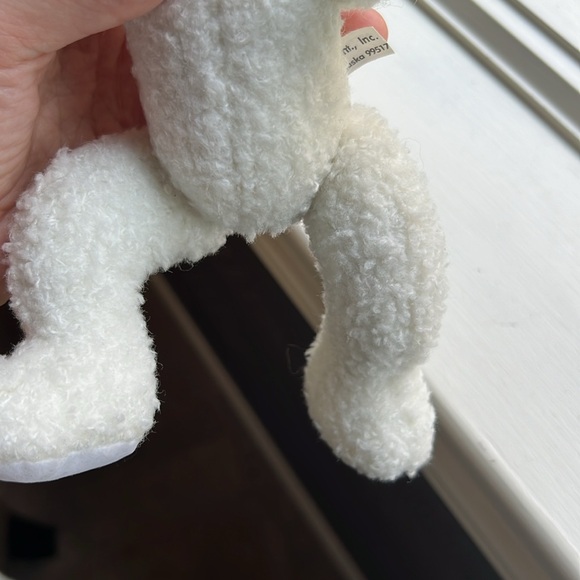 ARTIC CIRCLE ENTERPRISES INC WHITE VINTAGE TEDDY BEAR - Picture 4 of 12